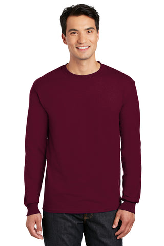 Gildan DryBlend 50 Cotton/50 Poly Long Sleeve T-Shirt (Maroon)
