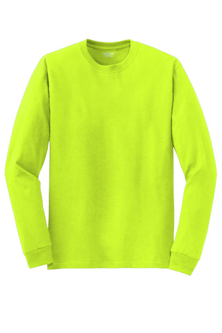 Gildan DryBlend 50 Cotton/50 Poly Long Sleeve T-Shirt (Safety Green)