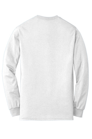 Gildan DryBlend 50 Cotton/50 Poly Long Sleeve T-Shirt (White)
