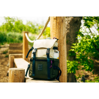 Topo Designs Recycled Rover 15" Laptop Backpack (Bone White and Olive)