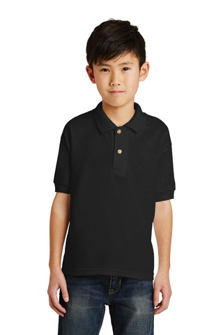 Gildan Youth DryBlend 6-Ounce Jersey Knit Sport Shirt (Black)