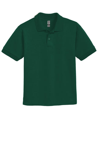 Gildan Youth DryBlend 6-Ounce Jersey Knit Sport Shirt (Forest Green)