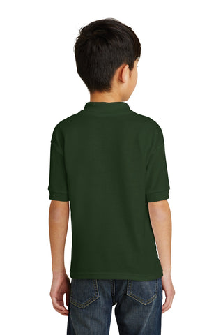 Gildan Youth DryBlend 6-Ounce Jersey Knit Sport Shirt (Forest Green)