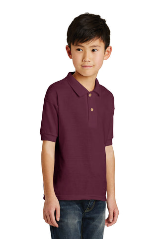 Gildan Youth DryBlend 6-Ounce Jersey Knit Sport Shirt (Maroon)