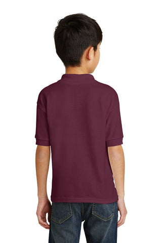 Gildan Youth DryBlend 6-Ounce Jersey Knit Sport Shirt (Maroon)