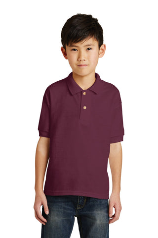 Gildan Youth DryBlend 6-Ounce Jersey Knit Sport Shirt (Maroon)