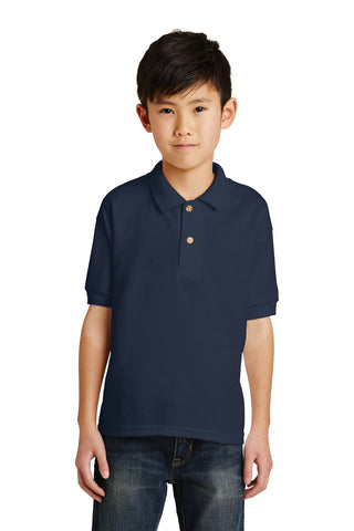 Gildan Youth DryBlend 6-Ounce Jersey Knit Sport Shirt (Navy)