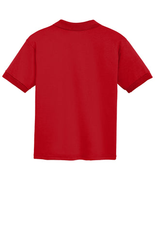 Gildan Youth DryBlend 6-Ounce Jersey Knit Sport Shirt (Red)