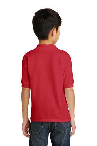 Gildan Youth DryBlend 6-Ounce Jersey Knit Sport Shirt (Red)