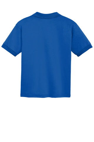Gildan Youth DryBlend 6-Ounce Jersey Knit Sport Shirt (Royal)
