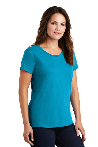 Gildan Ladies 100% Ring Spun Cotton T-Shirt (Caribbean Blue)