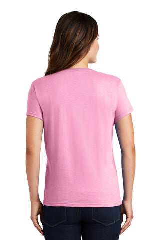 Gildan Ladies 100% Ring Spun Cotton T-Shirt (Charity Pink)