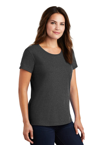 Gildan Ladies 100% Ring Spun Cotton T-Shirt (Heather Dark Grey)
