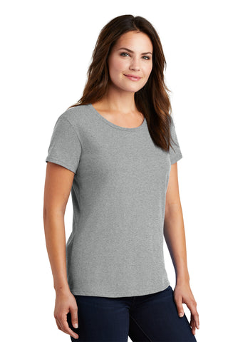 Gildan Ladies 100% Ring Spun Cotton T-Shirt (Heather Grey)