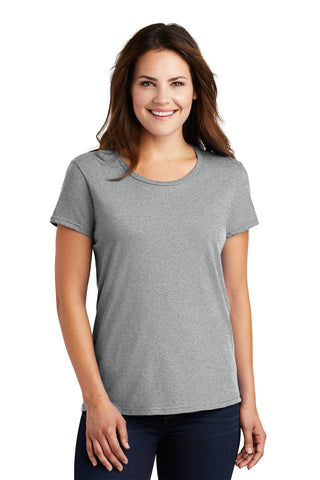 Gildan Ladies 100% Ring Spun Cotton T-Shirt (Heather Grey)