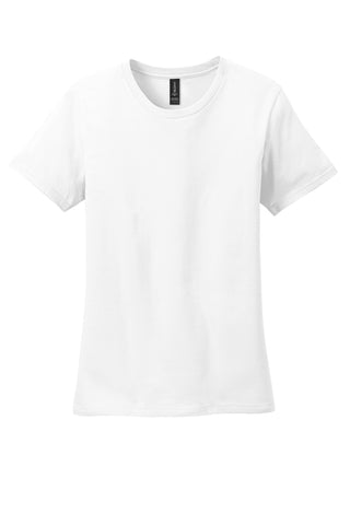 Gildan Ladies 100% Ring Spun Cotton T-Shirt (White)