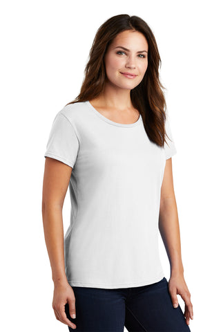 Gildan Ladies 100% Ring Spun Cotton T-Shirt (White)