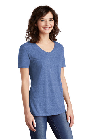 Jerzees Ladies Snow Heather Jersey V-Neck T-Shirt (Royal)