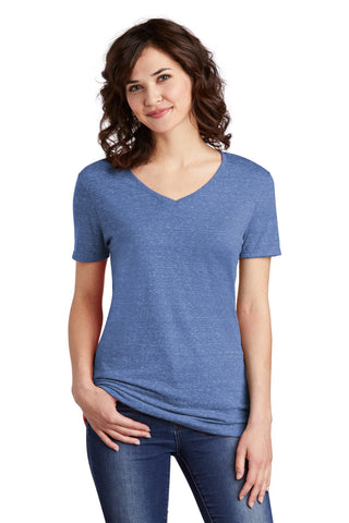 Jerzees Ladies Snow Heather Jersey V-Neck T-Shirt (Royal)