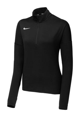 Nike Ladies Dry Element 1/2-Zip Cover-Up (Black)