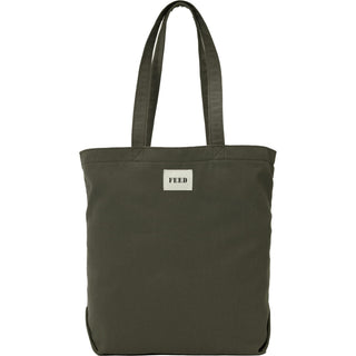 Feed Organic Cotton Shopper Tote (Olive)