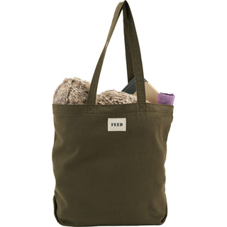 Feed Organic Cotton Shopper Tote (Olive)