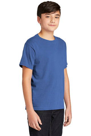 COMFORT COLORS Youth Heavyweight Ring Spun Tee (Flo Blue)