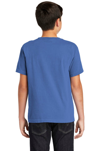 COMFORT COLORS Youth Heavyweight Ring Spun Tee (Flo Blue)