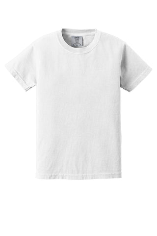 COMFORT COLORS Youth Heavyweight Ring Spun Tee (White)