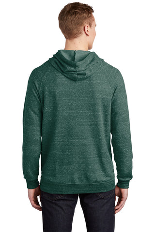 Jerzees Snow Heather French Terry Raglan Hoodie (Forest Green)