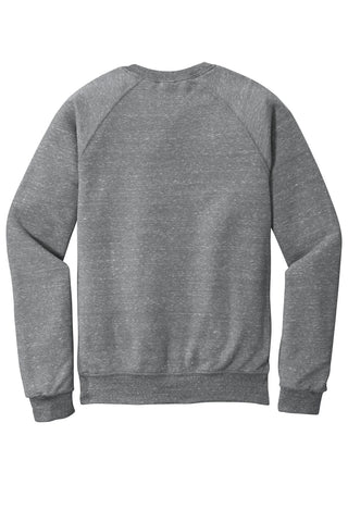 Jerzees Snow Heather French Terry Raglan Crew (Charcoal)