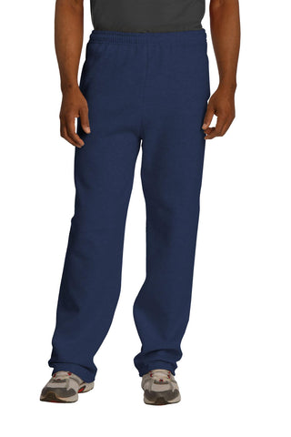 Jerzees NuBlend Open Bottom Pant with Pockets (Navy)