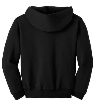 Jerzees Youth NuBlend Full-Zip Hooded Sweatshirt (Black)