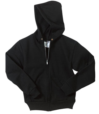 Jerzees Youth NuBlend Full-Zip Hooded Sweatshirt (Black)