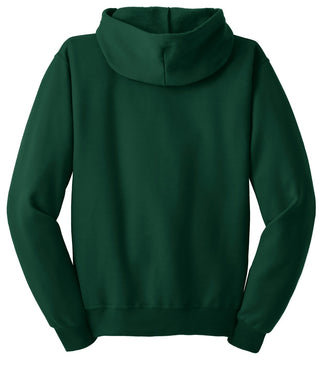 Jerzees NuBlend Full-Zip Hooded Sweatshirt (Forest Green)