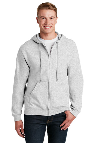 Jerzees NuBlend Full-Zip Hooded Sweatshirt (Ash)