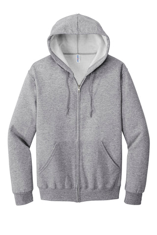 Jerzees NuBlend Full-Zip Hooded Sweatshirt (Athletic Heather)