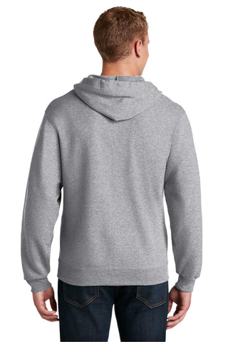 Jerzees NuBlend Full-Zip Hooded Sweatshirt (Athletic Heather)