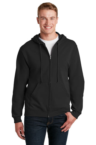 Jerzees NuBlend Full-Zip Hooded Sweatshirt (Black)