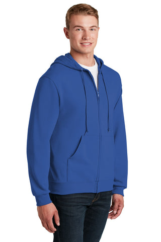 Jerzees NuBlend Full-Zip Hooded Sweatshirt (Royal)