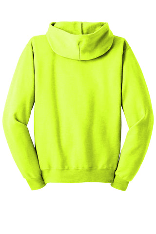 Jerzees NuBlend Full-Zip Hooded Sweatshirt (Safety Green)