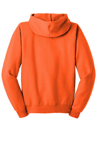 Jerzees NuBlend Full-Zip Hooded Sweatshirt (Safety Orange)