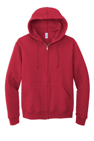 Jerzees NuBlend Full-Zip Hooded Sweatshirt (True Red)