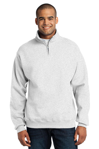 Jerzees NuBlend 1/4-Zip Cadet Collar Sweatshirt (Ash)