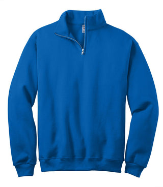 Jerzees NuBlend 1/4-Zip Cadet Collar Sweatshirt (Royal)