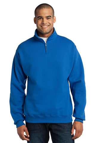 Jerzees NuBlend 1/4-Zip Cadet Collar Sweatshirt (Royal)