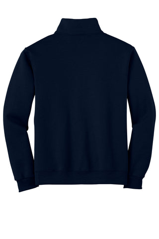 Jerzees NuBlend 1/4-Zip Cadet Collar Sweatshirt (Navy)