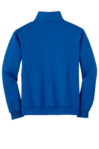 Jerzees NuBlend 1/4-Zip Cadet Collar Sweatshirt (Royal)