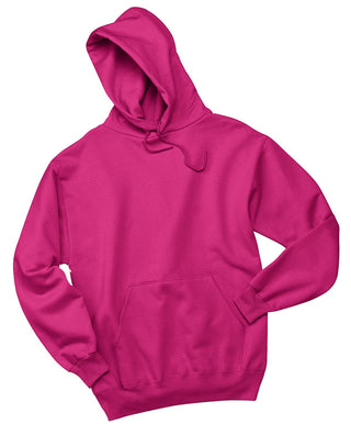 Jerzees NuBlend Pullover Hooded Sweatshirt (Cyber Pink)