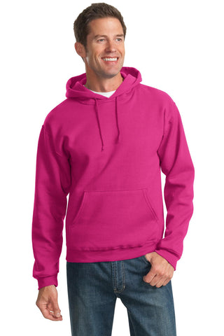 Jerzees NuBlend Pullover Hooded Sweatshirt (Cyber Pink)